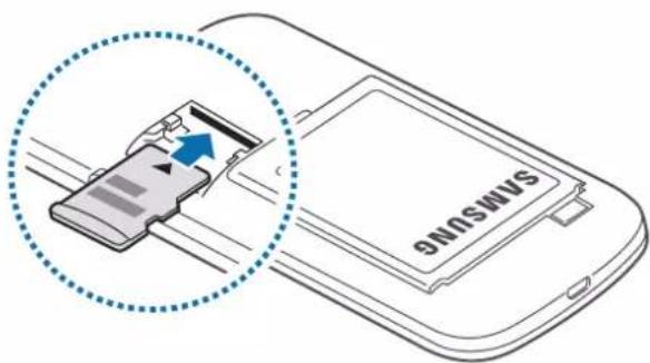 SAMSUNG GT-S7262 - Insérer une carte mémoire - 3