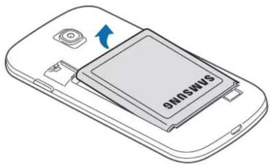 SAMSUNG GT-S7262 - Retirer la carte SIM et la batterie - 1