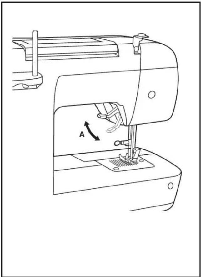 SINGER 1234 - F Levier du pied presseur à deux niveaux - 1