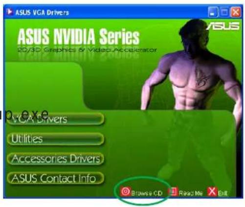 ASUS EN8800GT - 6.1 Explorer le CD de supportExplorer le CD de support - 1