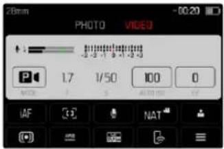 26mm PHOTO VIDEO 1.7 1/50 100 0 AIF NAT
