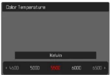 Color Temperature Kelvin 4600 5000 5500 6000 6500 >