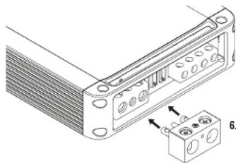 POLK PA D4000.4 - Rear Controls - 2