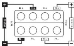 POLK PA D4000.4 - INTERNAL BRIDGING - 1