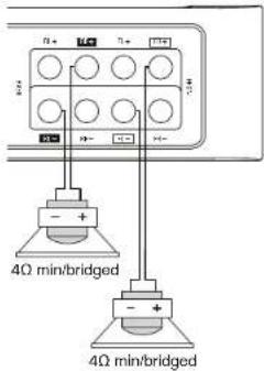 POLK PA D4000.4 - CONEXIÓN INTERNA EN PUENTE - 1