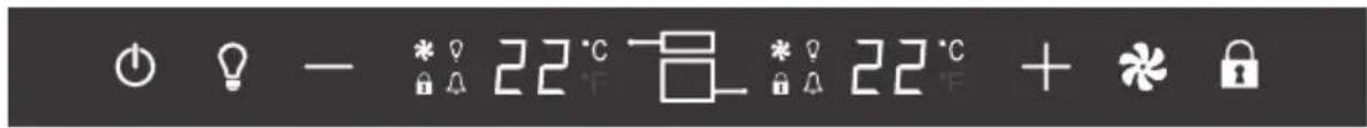 SMEG CVI138RG - Panneau de commandes - 1