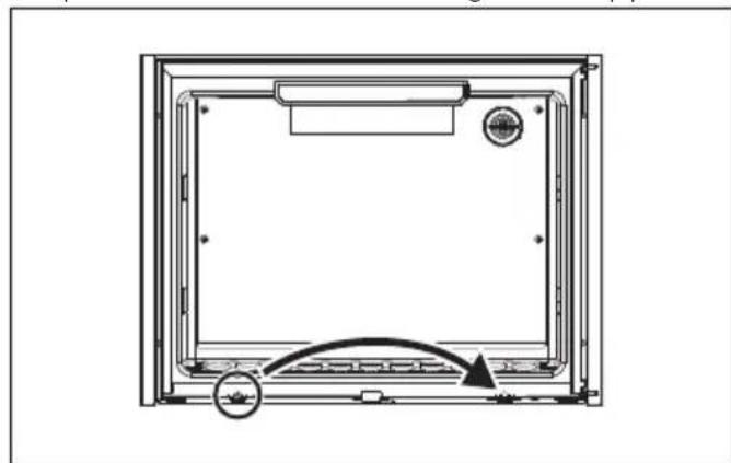 SMEG CVI129B3 - Inverser le sens d'ouverture de la porte (sur certains modèles uniquement). - 6