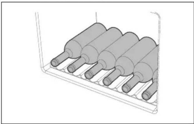 SMEG CVI121B3 - Disposition des bouteilles - 5
