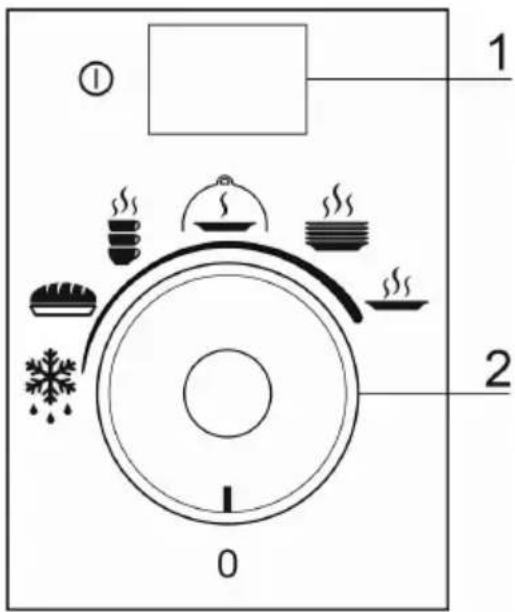 SMEG CPR115B3 - Panneau de commandes - 1