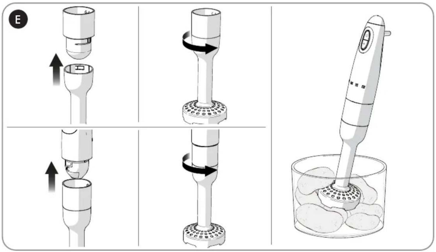 Diagram illustrating a step-by-step procedure for a dental implant tool, showing four sequential steps from feeding to cleaning or packaging.