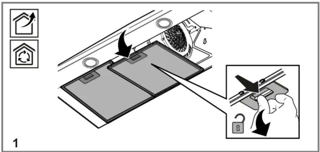 Diagram illustrating a door lock operation with labeled icons for home improvement and recycling, showing step 1 of the process.