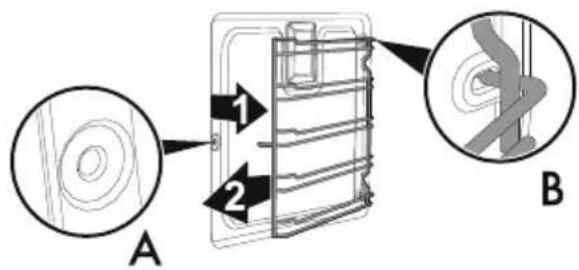 SMEG SOP6602TNR - Démontage des glissières de support pour grilles et lèchefrites - 1