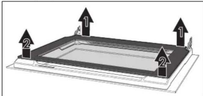 SMEG SOP6602TNR - Démontage des vitres internes - 1