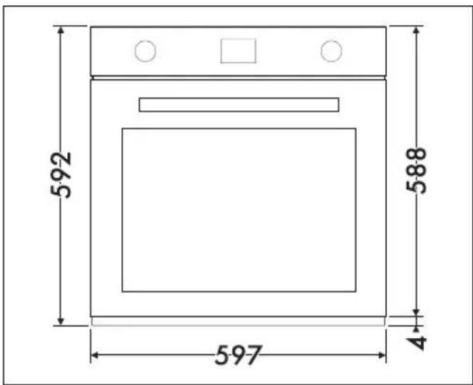 SMEG SOP6104TPG - Position du câble d'alimentation - 4
