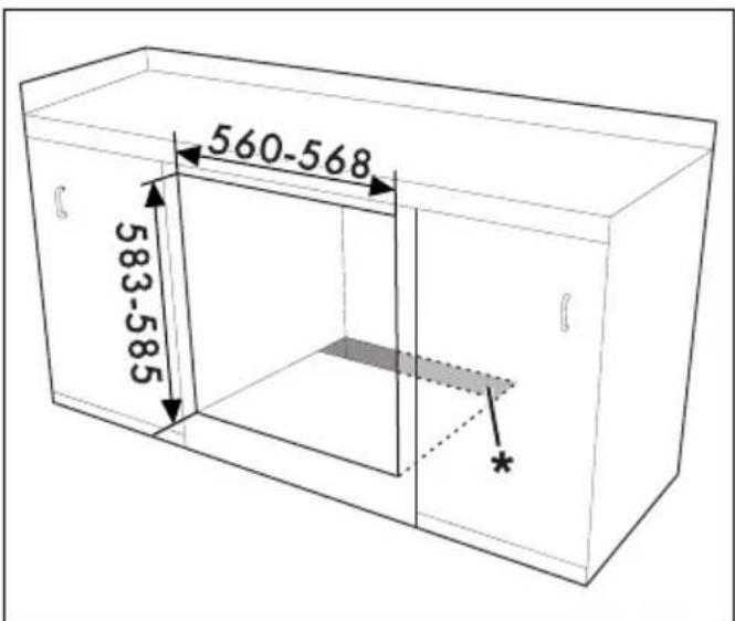 SMEG SOP6104TPG - Position du câble d'alimentation - 17