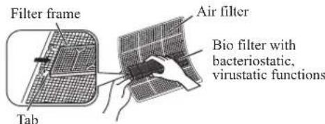 DAIKIN ARXN60NV1B - Clean or replace each filter. - 1