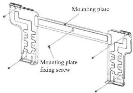DAIKIN ARXN60NV1B - Mounting Installation Plate - 1