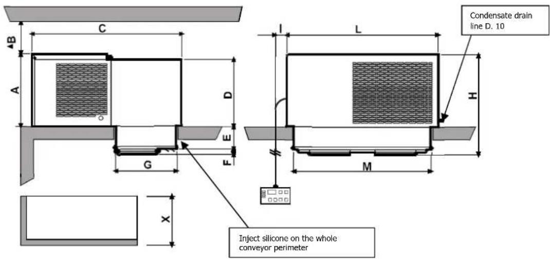 DAIKIN Zanotti Monoblock BSB0870Y1AA - Dimensions - 2