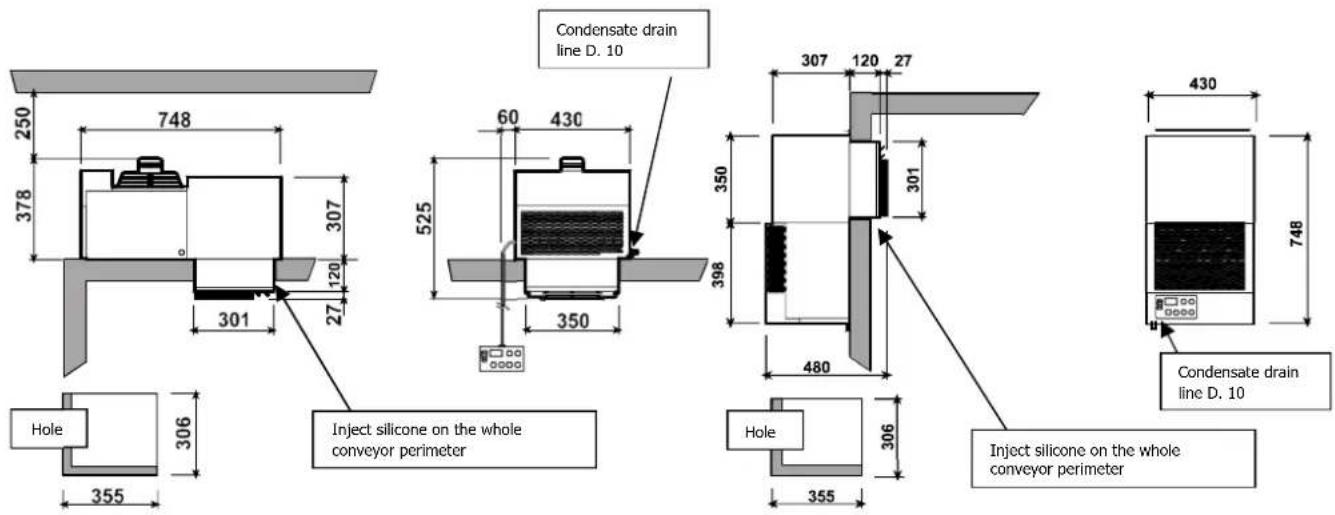 DAIKIN Zanotti Monoblock BSB0870Y1AA - Dimensions - 1