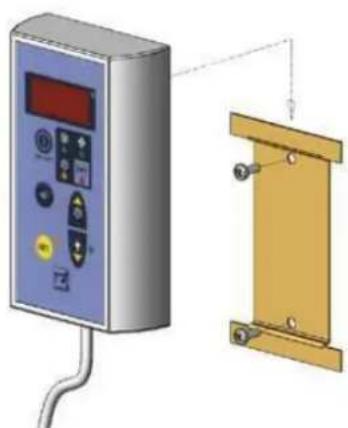 DAIKIN Zanotti Monoblock BSB0870Y1AA - Fissaggio del pannello remoto: - 1