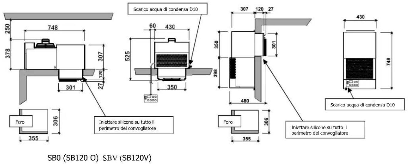 DAIKIN Zanotti Monoblock BSB0870Y1AA - Ingombri della macchina - 1