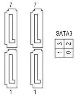 GIGABYTE GA-H97M-D3HP - 6) SATA3 0/1/2/3/4/5 (SATA 6Gb/s コネクター) - 1