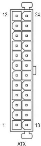 GIGABYTE GA-Z270M-D3H - 1/2) ATX\_12V\_2X4/ATX (8PIN CPU供电插座及24PIN主板供电插座) - 3