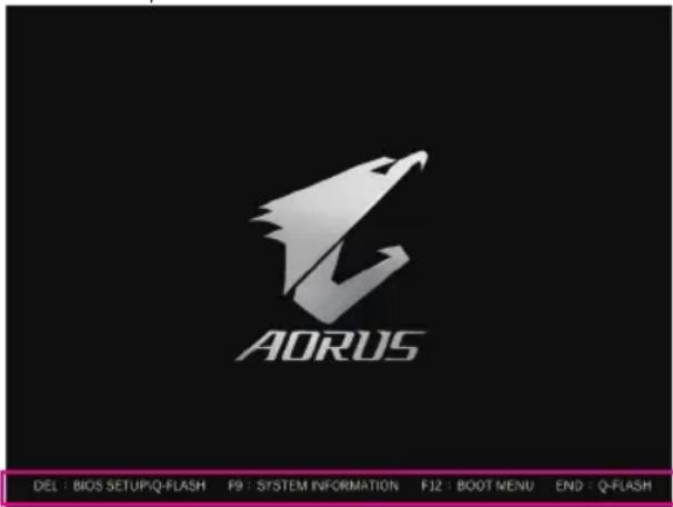 GIGABYTE B360N AORUS GAMING WIFI - 2-1 起動画面 - 1