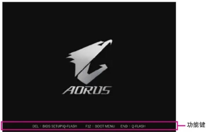 GIGABYTE B560I Aorus Pro AX - 2-1 开机画面 - 1