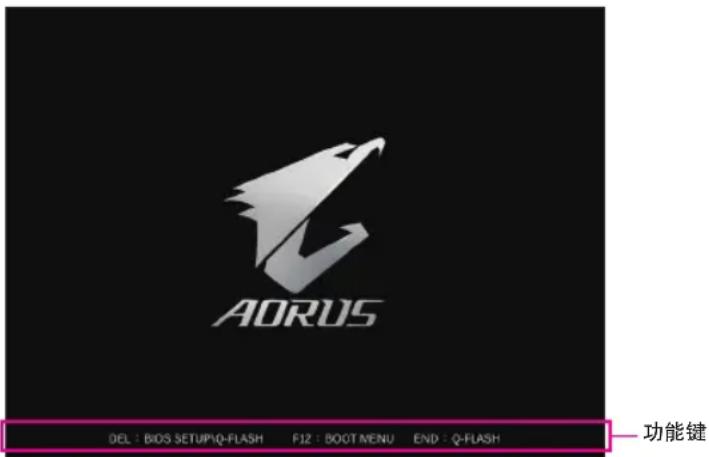 GIGABYTE B560 Aorus Pro AX - 2-1 开机画面 - 1
