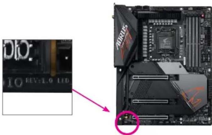 GIGABYTE B560 Aorus Pro AX - 产品版本辨识 - 1