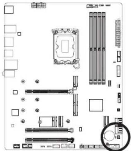GIGABYTE Z790 AERO G - 22) RST (リセットジャンパ - 1