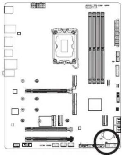 GIGABYTE Z790 AERO G - 21) CLR\_CMOS (CMOSクリアジャンパ - 1