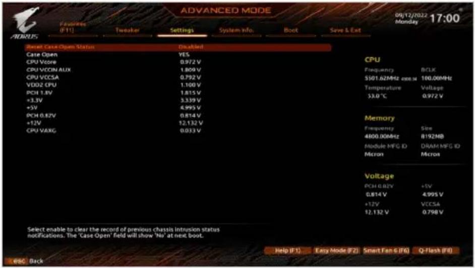 GIGABYTE Z790 UD - ■ PC Health Status - 1
