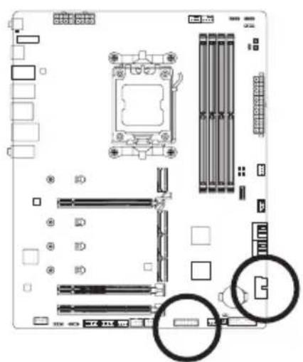 GIGABYTE X670 Gaming X AX - 14) F\_U32\_1/F\_U32\_2 (USB 3.2 Gen 1接口扩展插座) - 1