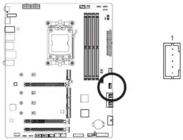 GIGABYTE X670 Gaming X AX - 16) THB\_U4 (扩展子卡插座) - 1