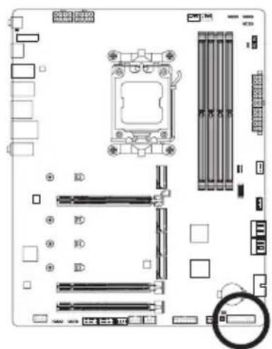 GIGABYTE X670 Gaming X AX - 11) F\_PANEL (主板跳线插座) - 1