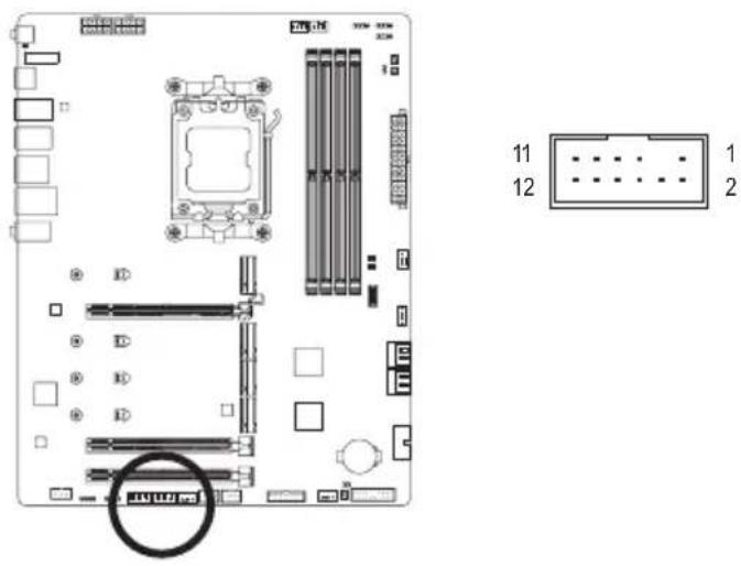 GIGABYTE X670 Gaming X AX - 16) THB\_U4 (扩展子卡插座) - 2