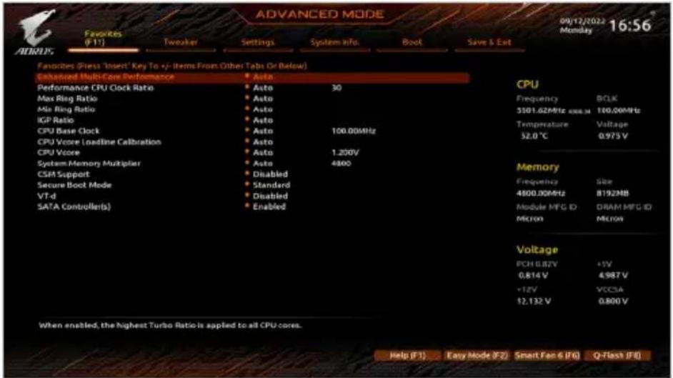 GIGABYTE B760 DS3H AX - Favorites (F11) (最爱设置) - 1