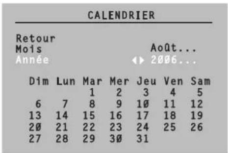 Opera TV3760 - CALENDRIER - 1