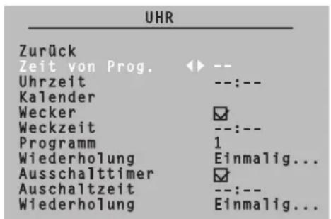 Opera TV3760 - UHR STELLEN - 1