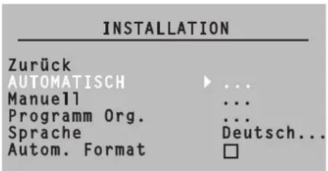 Opera TV3760 - AUTOMATISCHE SENDERSUCHE - 1