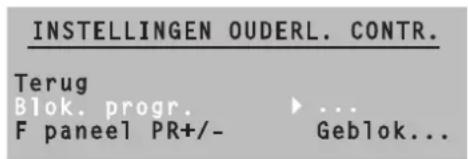 Opera TV3760 - Kinderslot instellen - 1