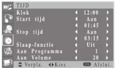 Opera LCD4271 - Actuele tijd instellen - 1
