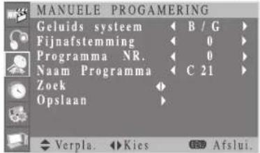 Opera LCD4271 - FIJNAFSTEMMING VAN DE KANAALONTVANGST - 1