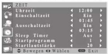 Opera LCD4271 - Sleep Timer einstellen - 1
