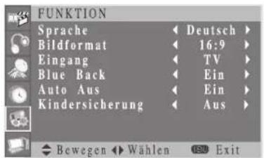 Opera LCD4271 - DAS MENÜ FUNKTION - 1