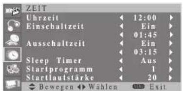 Opera LCD4271 - Aktuelle Uhrzeit einstellen - 1