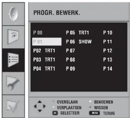 Opera LCD3771 - Een programma verwijderen dat is opgeslagen: - 2