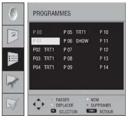 Opera LCD3771 - Supprimer un programme mémorisé: - 2